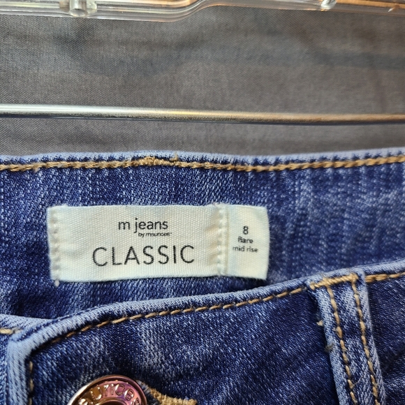 Maurices MJean Flare Leg Jeans Size 8 - Picture 3 of 9